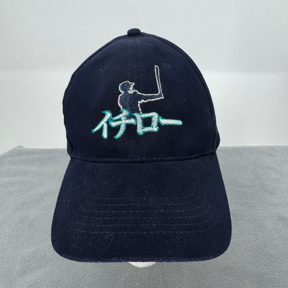 Ichiro Suzuki Hat Cap Strap Back Mens One Size Blue MLB Baseball MasterCard